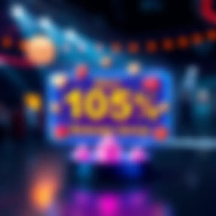 Reward Offer Visualization A graphic showing a 105% boost reward offer with icons representing parties and rewards.