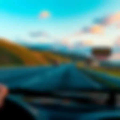 A car driving on a highway with signs for Foxwoods, Twin River, and MGM Springfield casinos along the route