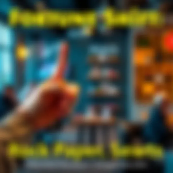 A hand showing the Rock Paper Scissors gesture with excitement in a casual setting