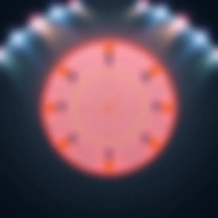 Diagram illustrating the round robin format used in competitions, showing teams competing against each other in a circular pattern.