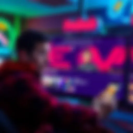 A surprised person scrolling through a video site and discovering Ryan Feldman's profile, reflecting on his life as a poker player and adult film star.