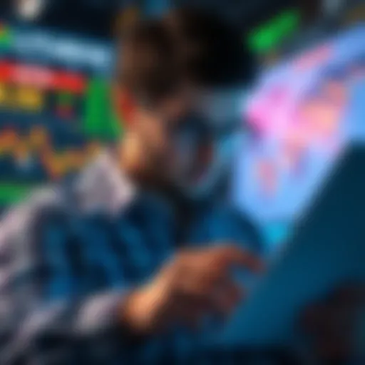 Safe Betting Strategies A person analyzing betting options with charts and money symbols in the background
