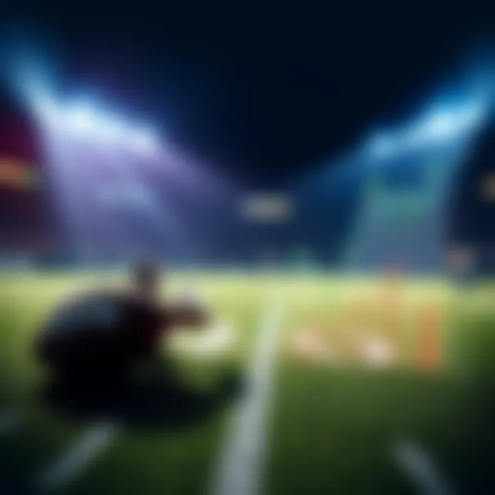 A graphic showing betting trends for Seahawks vs Patriots game with money flow indications and betting percentages.