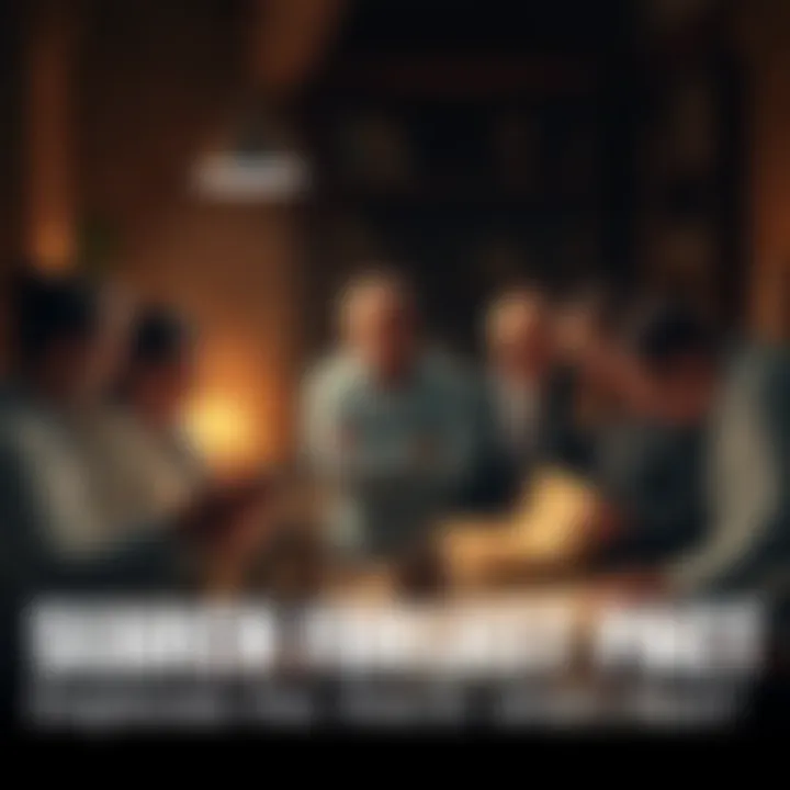 Search for Lost Artifact A group of experts examining ancient maps and artifacts in a dimly lit study room, discussing the search for a lost artifact.