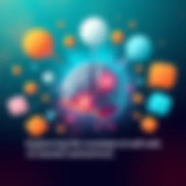 An illustration showing a brain surrounded by thought bubbles representing choices and decisions, symbolizing the mental construct of self will.