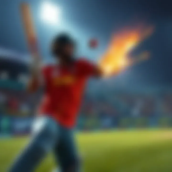 Cricketer Siraj delivers a fast ball as fans react to how it affects bets during a match.