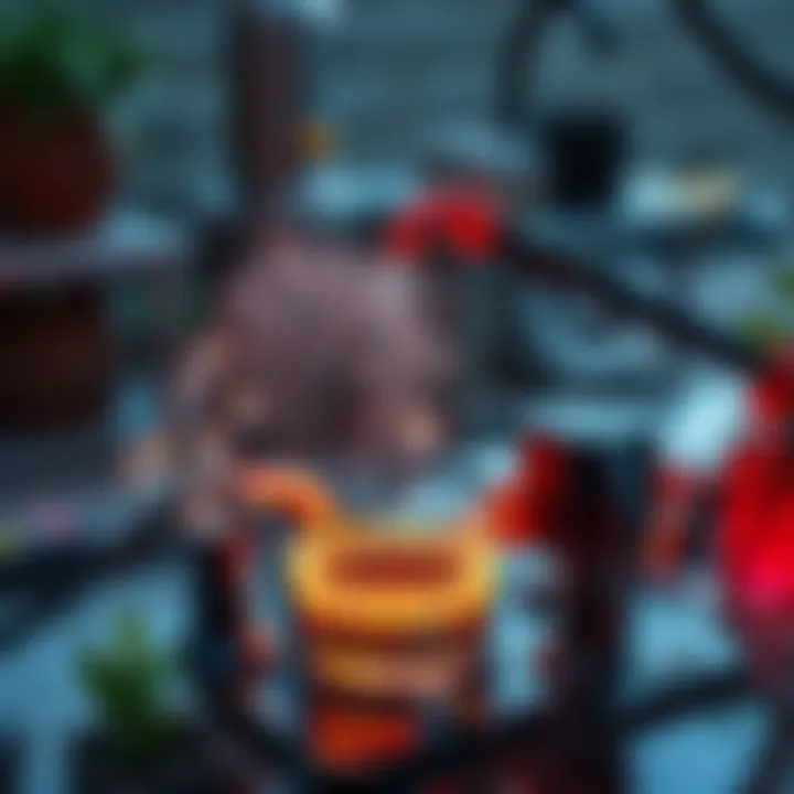 A small multi pump system efficiently distributing water to various projects