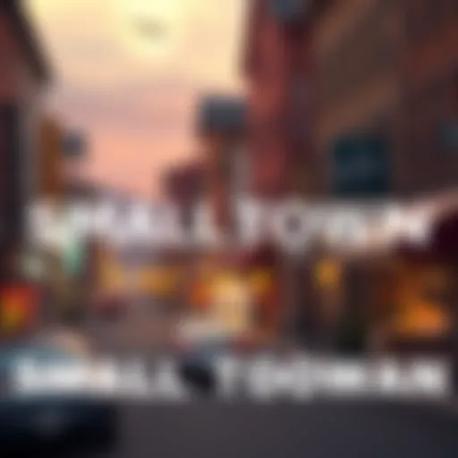 A small town with new businesses and community activities showing growth and change in 2026
