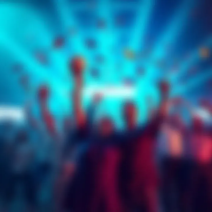 Small investment wins People celebrating big wins from a low deposit on a packdraw platform