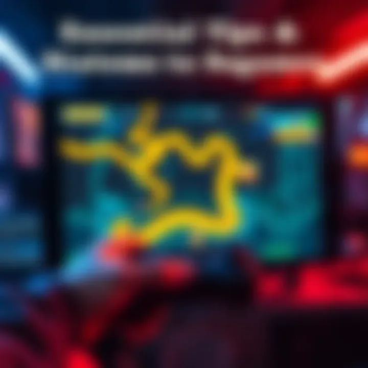 Snake game gameplay A player controlling a snake on a screen, showcasing tips for optimizing gameplay without animations.