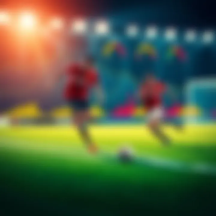 A graphic showing soccer streaks and trends with statistics and charts