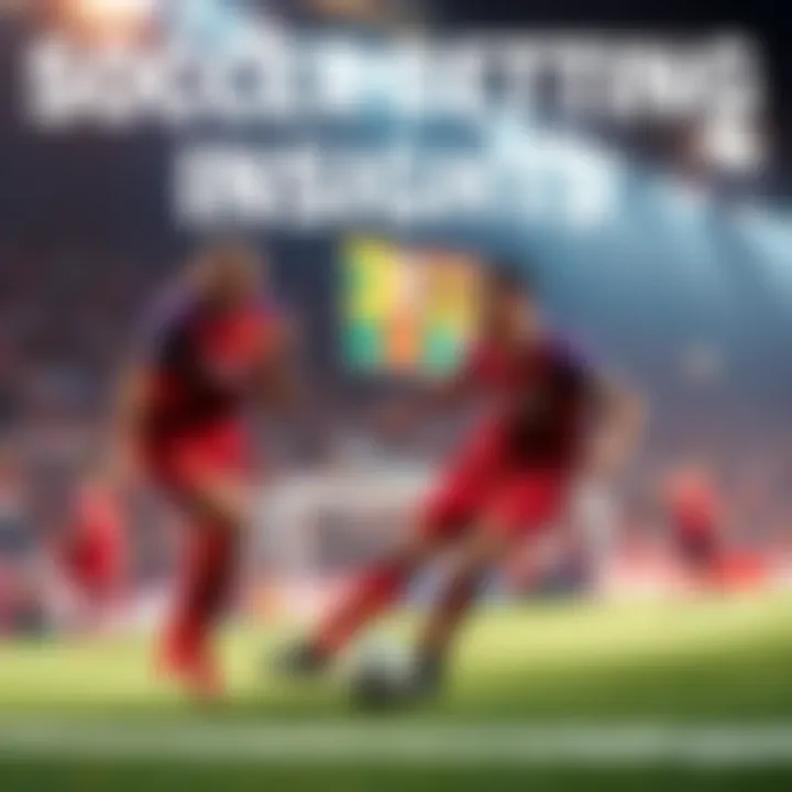 A visual representation of soccer betting trends, showing data analysis and odds comparisons from multiple games.