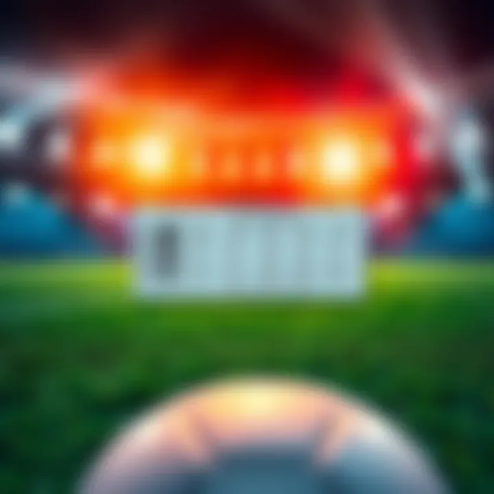 Soccer Betting Odds A soccer field with a betting slip showing 11/1 odds, emphasizing the excitement of soccer betting.