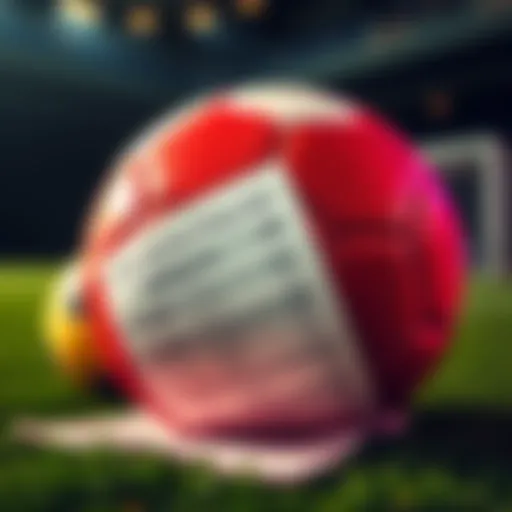 A football on a betting slip with odds, representing soccer betting tips for March 24, 2026