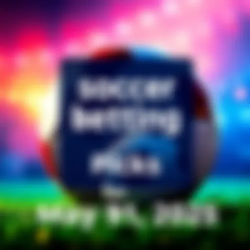A graphic showcasing soccer betting picks and promotions for May 31, 2025, featuring a soccer ball and betting odds on a vibrant background.