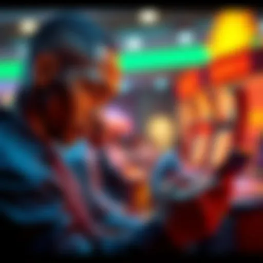 A South African person using a smartphone to play online casino games with a frustrated expression due to lag issues