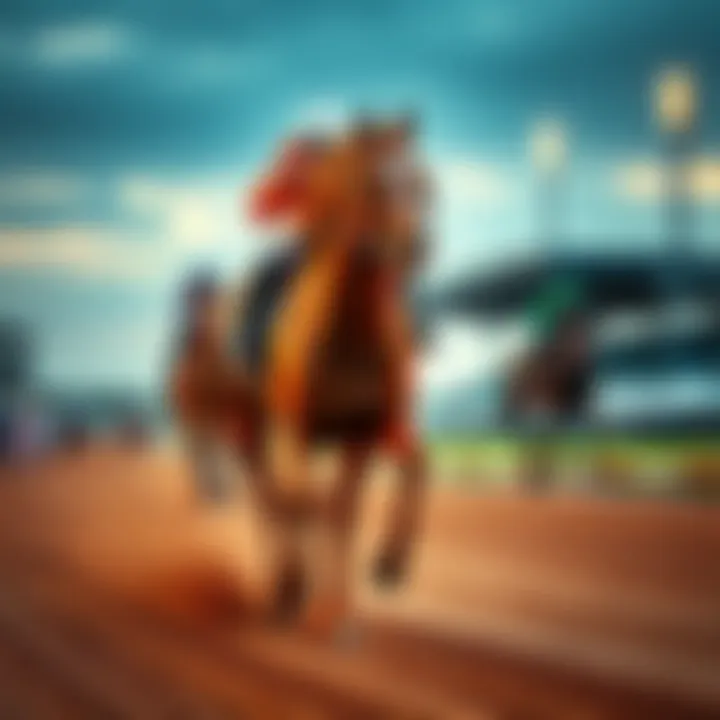 Spikeld trots on the Forus track, showcasing his powerful stride and elegance.