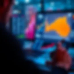 A person looking at sports statistics on a laptop, with graphs and charts visible on the screen, considering a betting decision.