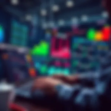 A person studying sports betting charts and statistics on a laptop, looking for profitable strategies