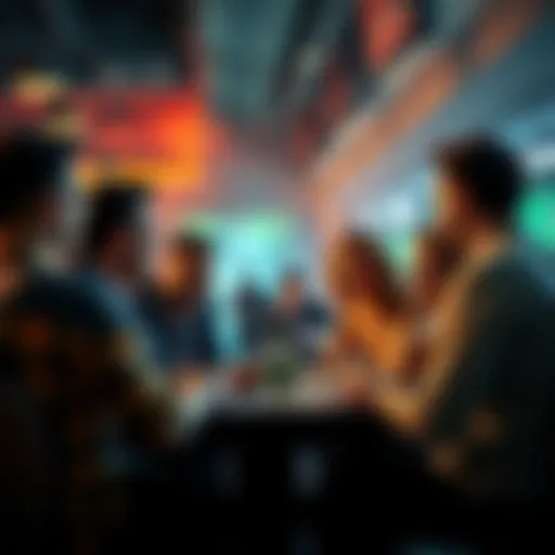 People sharing sports betting picks and strategies in a lively forum
