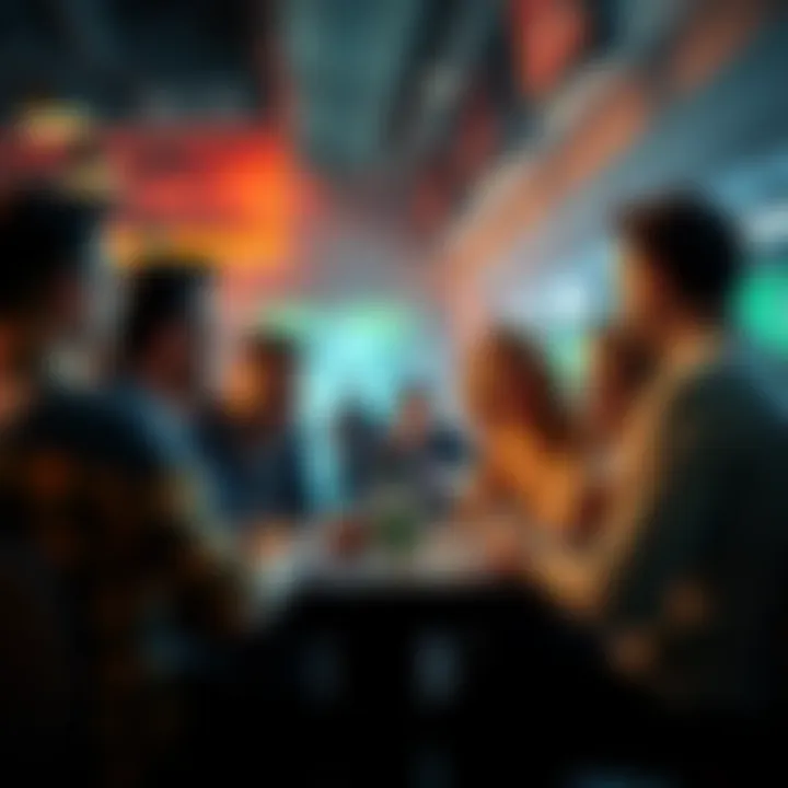 People sharing sports betting picks and strategies in a lively forum