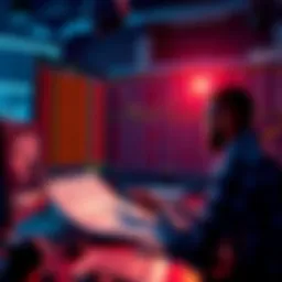 A sports analyst reviewing betting odds with charts and graphs