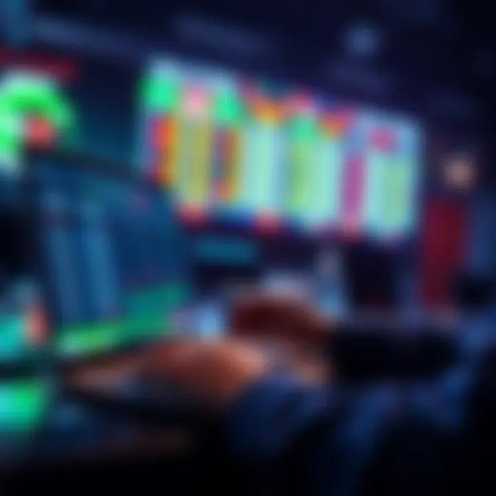 A person analyzing sports betting odds on a laptop with a focus on basketball and football games