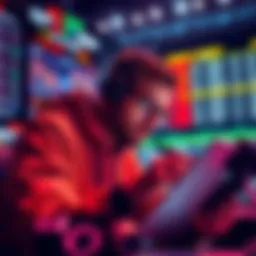 A person analyzing sports betting odds and making picks for the day