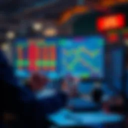 A person reviewing sports betting strategies and odds on a computer screen with notes and charts around them.