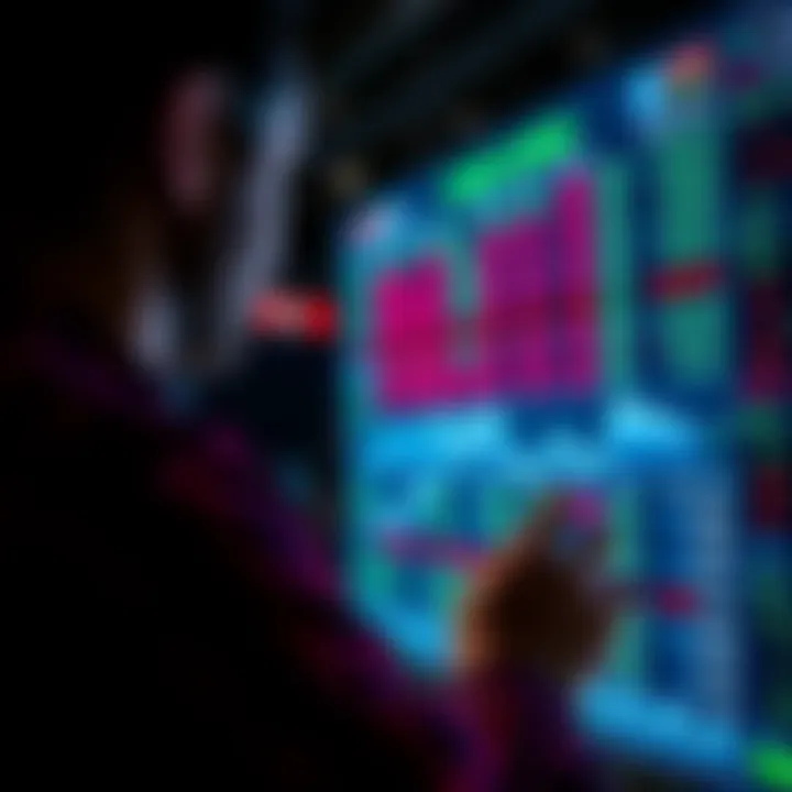 Sports Betting Odds A person analyzing sports betting odds on a screen with graphs and numbers
