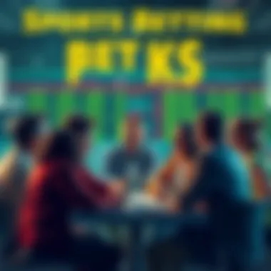 A group of people discussing their favorite sports betting picks and strategies on a forum.