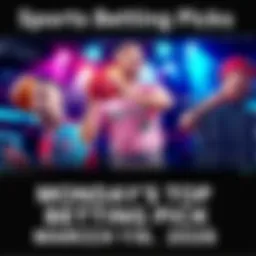 Sports Betting Picks A visual representation of various sports betting options, showcasing basketball and baseball highlights, with odds displayed