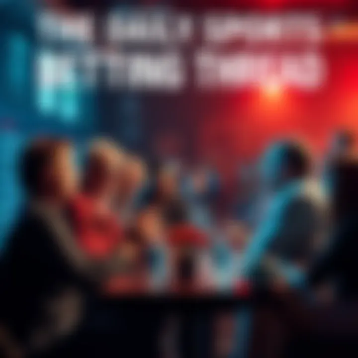 People sharing sports betting picks and parlays in a lively forum discussion.