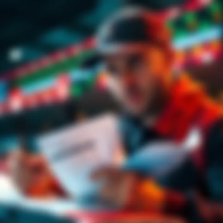 A new sports bettor looks at betting slips, confused about a parlay payout after a game was voided.