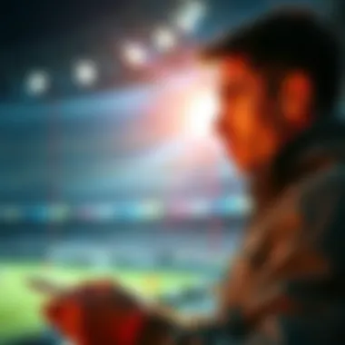A sports fan looking at a list of teams, pondering which one to bet on for the final match, with a notebook and pen in hand.