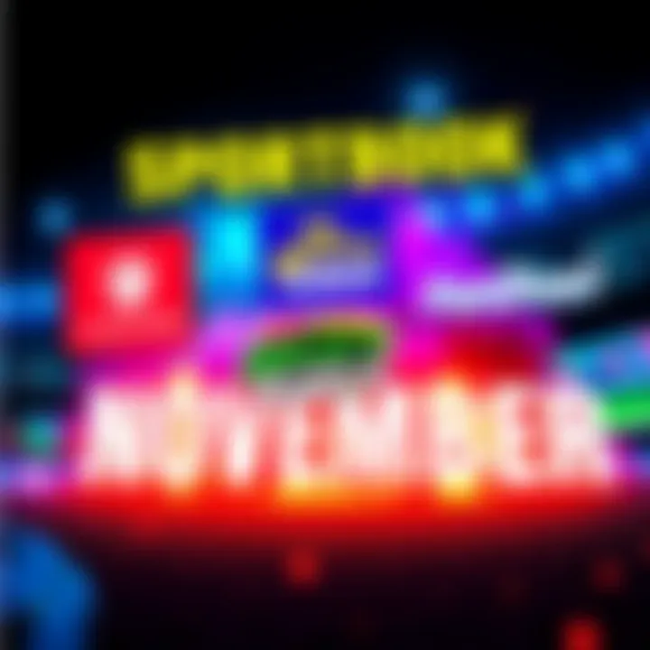 Sportsbook Promotions for November A colorful graphic showcasing various sportsbook promotions for basketball and football betting, featuring logos of Caesars, DraftKings, and FanDuel.