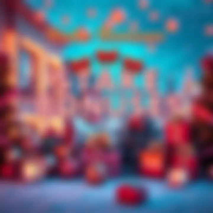 Festive Stake Bonuses Colorful Christmas-themed bonuses from Stake with holiday decorations and gifts