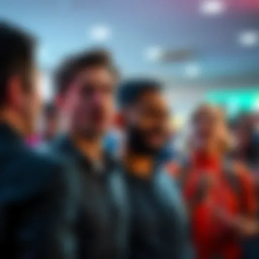 A group of upset people discussing their unmet expectations about Stake's marketing efforts