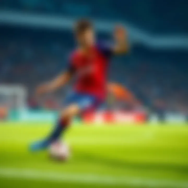 Stankovic practicing shots on goal during warm-up ahead of the UCL game