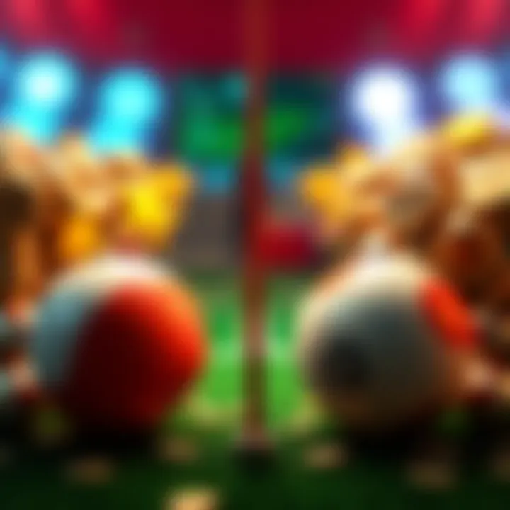 Visual representation of Starry balls and Money balls side by side, illustrating their differences for bettors