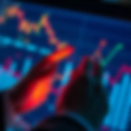 A graphic showing a person distorting a chart with exaggerated data points, symbolizing misleading statistics.