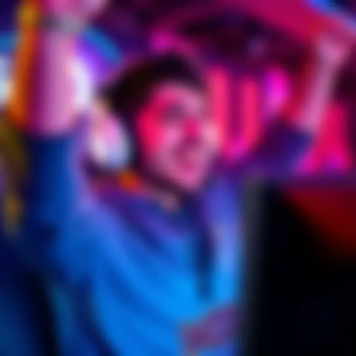A happy streamer showing excitement after winning a $5 bonus during a short gaming session