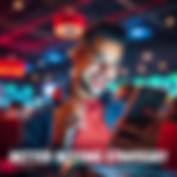 A person smiling while looking at a successful betting payout on their phone, showing excitement and satisfaction.