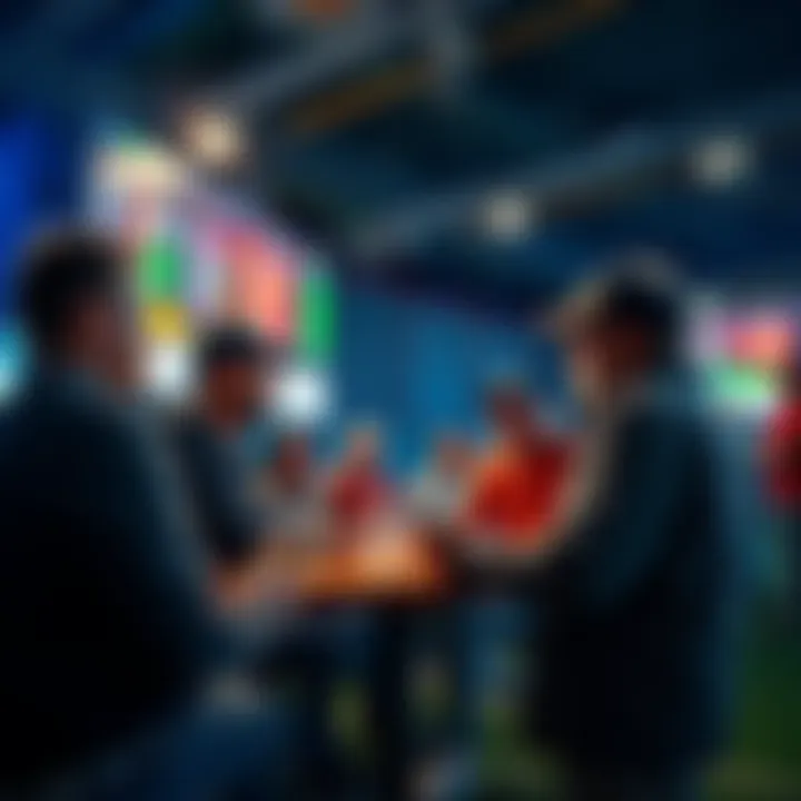 People sharing sports betting picks and insights for Sunday games