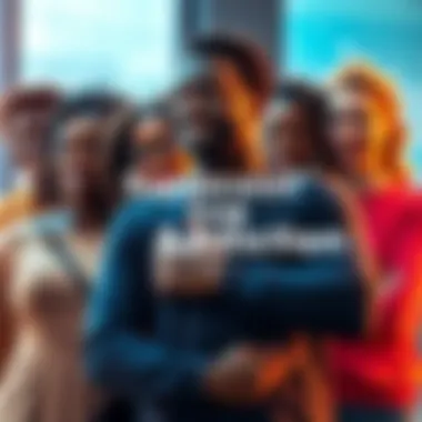 A group of diverse people sharing their success stories about overcoming gambling addiction, showcasing hope and support.