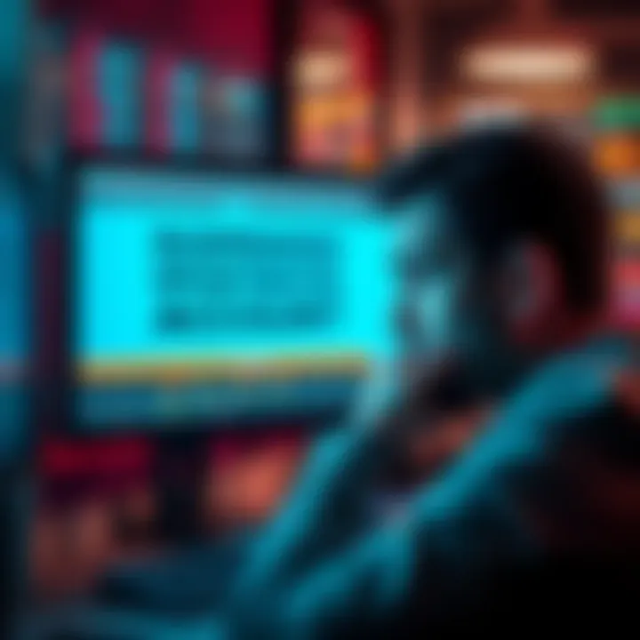 Suspended Sportsbook Account A worried person looking at a computer screen with a suspended sportsbook account message, emphasizing the issue of proxy betting.
