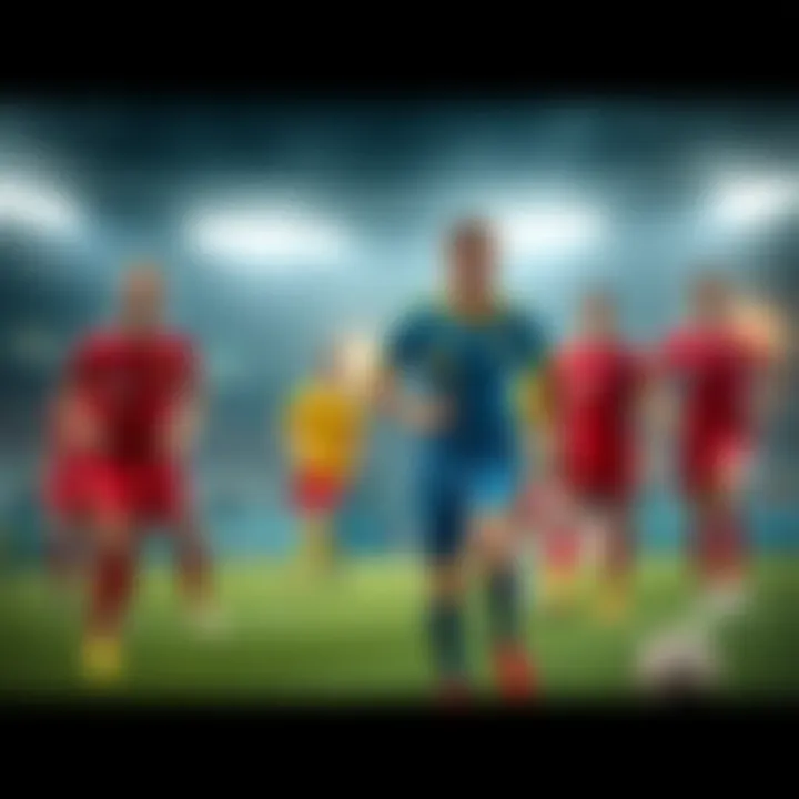 Sweden vs Poland World Cup Playoff Sweden and Poland players on the field during the World Cup playoff match, showing tension and determination as they compete for a spot in the tournament.