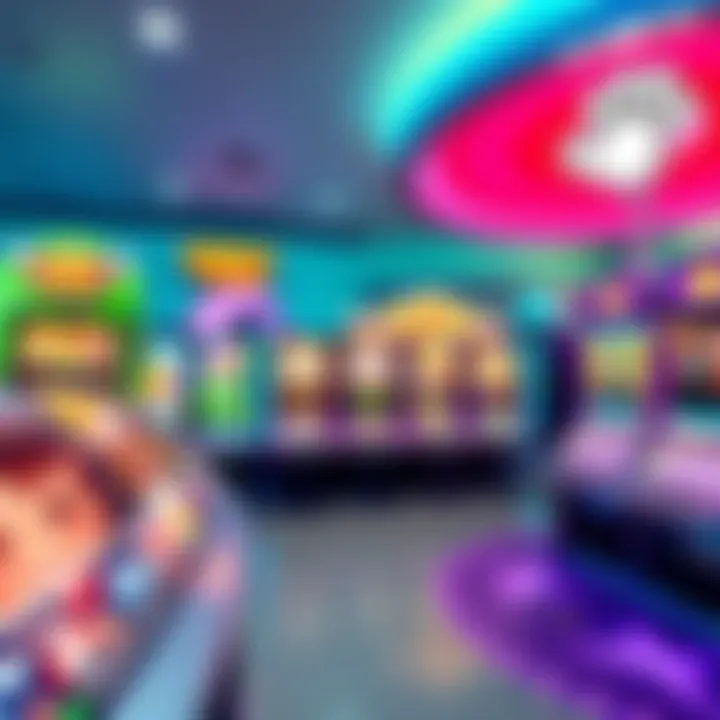 A colorful display of slot games on the Sweet Sweeps platform, showcasing various themes and user interface elements.