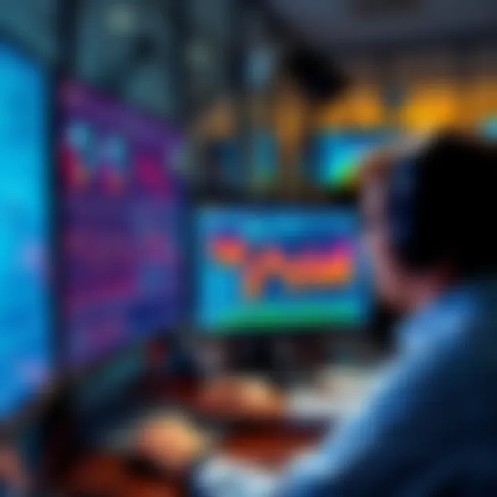 A person analyzing data and charts on a computer, preparing to finalize tailing strategies for success.