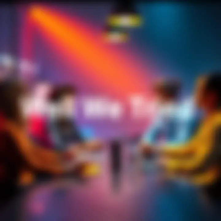 A group of people sitting around a table, sharing ideas and reflecting on their recent work experiences.